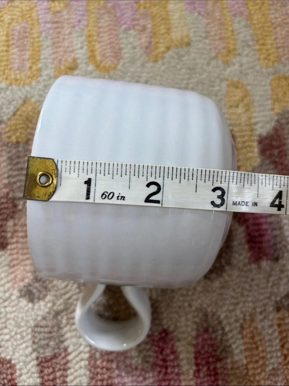 Crate&Barrel Camilla Engdahl ELSA Mug rare discontinued EUC ribbed ceramic